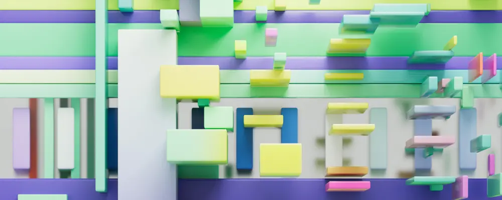 Vision Mobile Abstrakte Mikrochip-Landschaft, die die Innovation und eine bessere Zukunft für eine bessere Arbeitswelt symbolisiert.